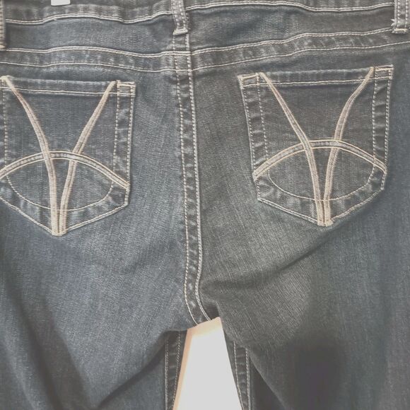Kut From The Kloth Jeans Women’s Size 10 Stevie Straight Leg Dark Wash - Picture 8 of 13